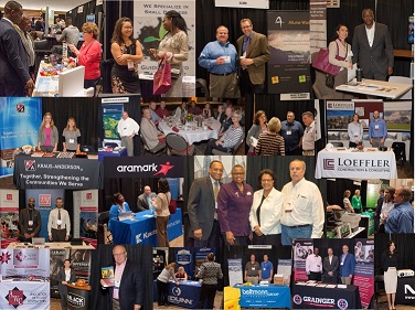 Various attendees from the 2018 Supplier Diversity Expo